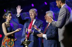 Donald Trump Speaks At The Republican Hindu Coalition's "Humanity United Against Terror" Event In New Jersey